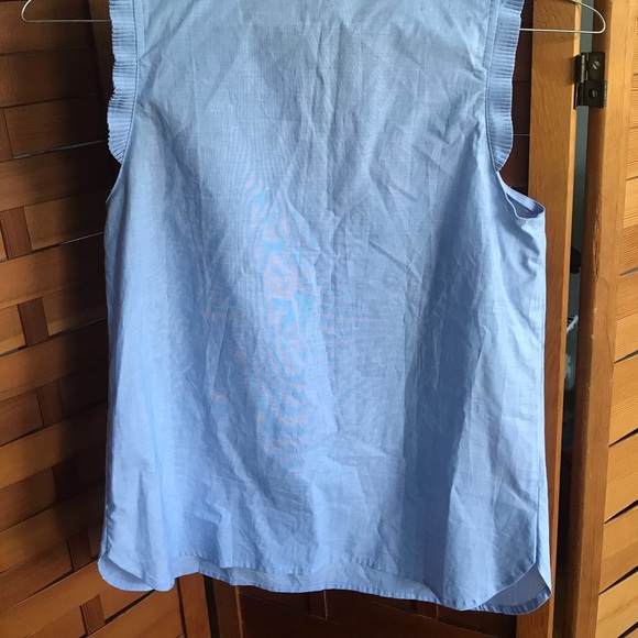 J. Crew sleeveless blouse (0) s/p - Picture 2 of 6